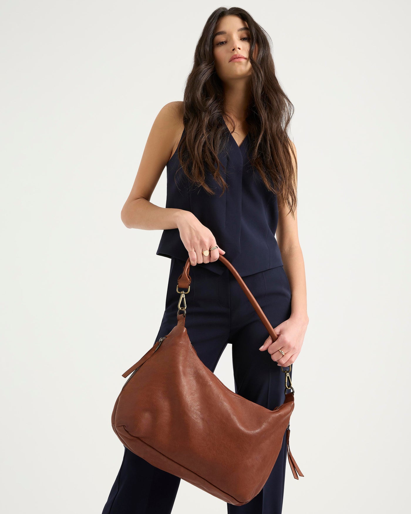 Small Slouchy Cognac