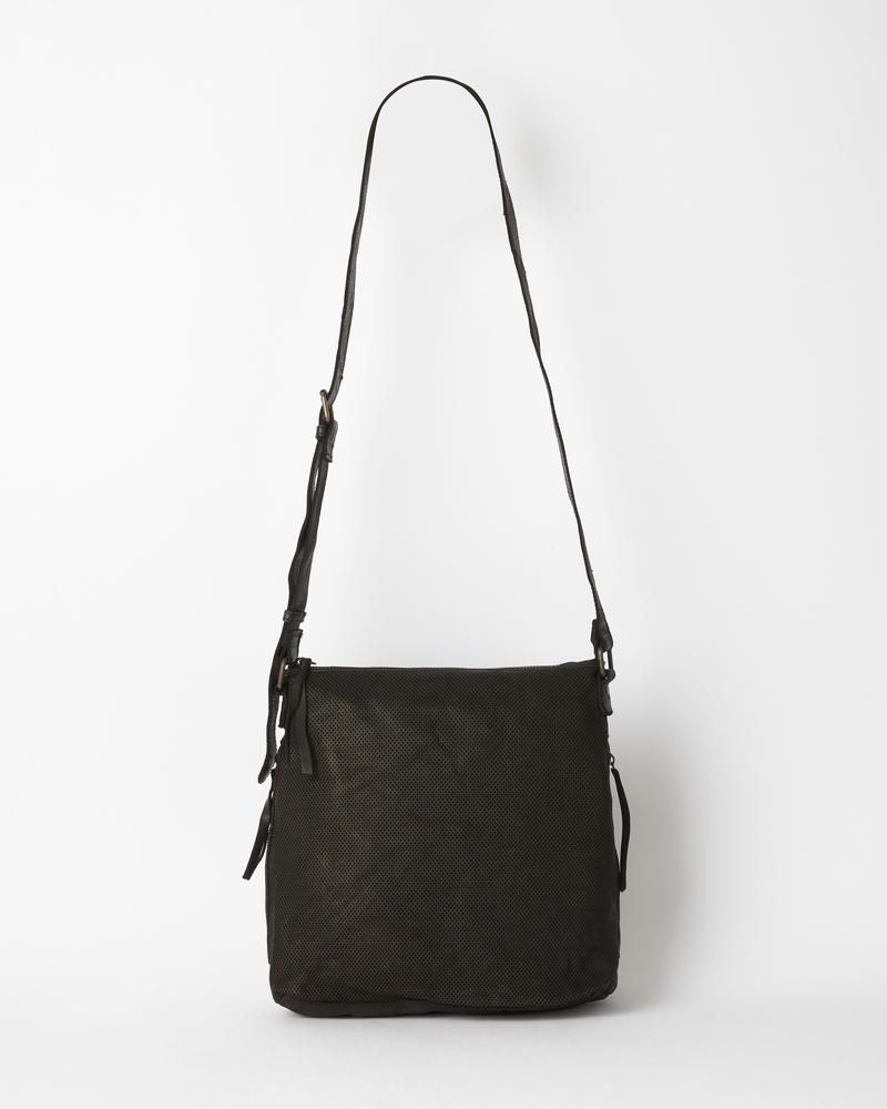 Perforated Slouchy Black