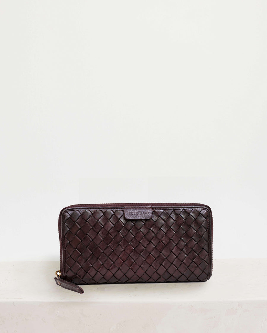 Large Basque Wallet Chocolate