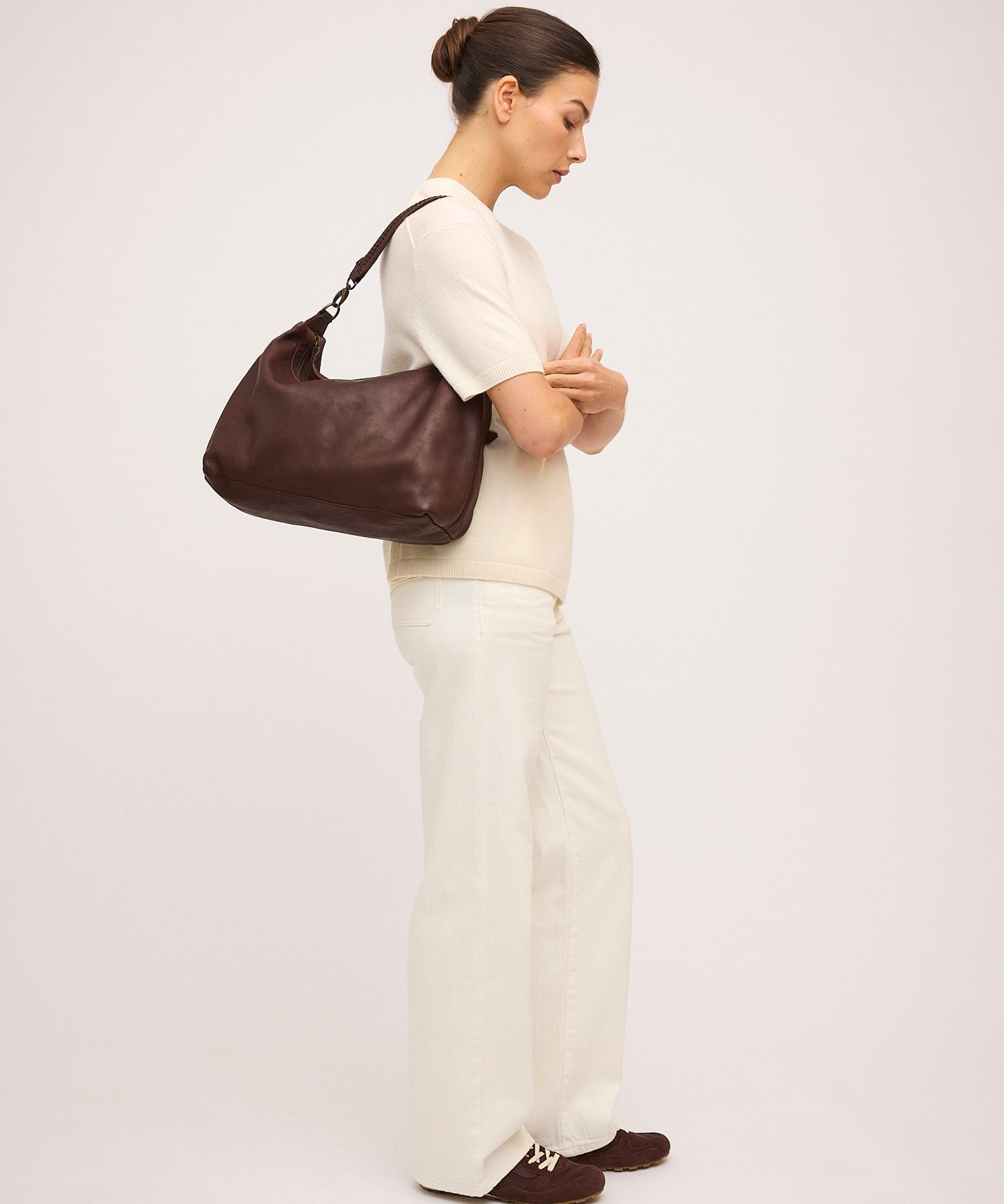 Signature Slouchy Bag Chocolate