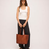 Baby Unlined Tote Cognac