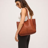 Baby Unlined Tote Cognac