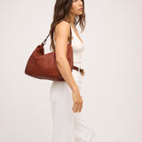Signature Slouchy Bag Cognac