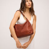 Signature Slouchy Bag Cognac