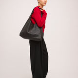 Unlined Slouchy Black