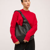 Unlined Slouchy Black