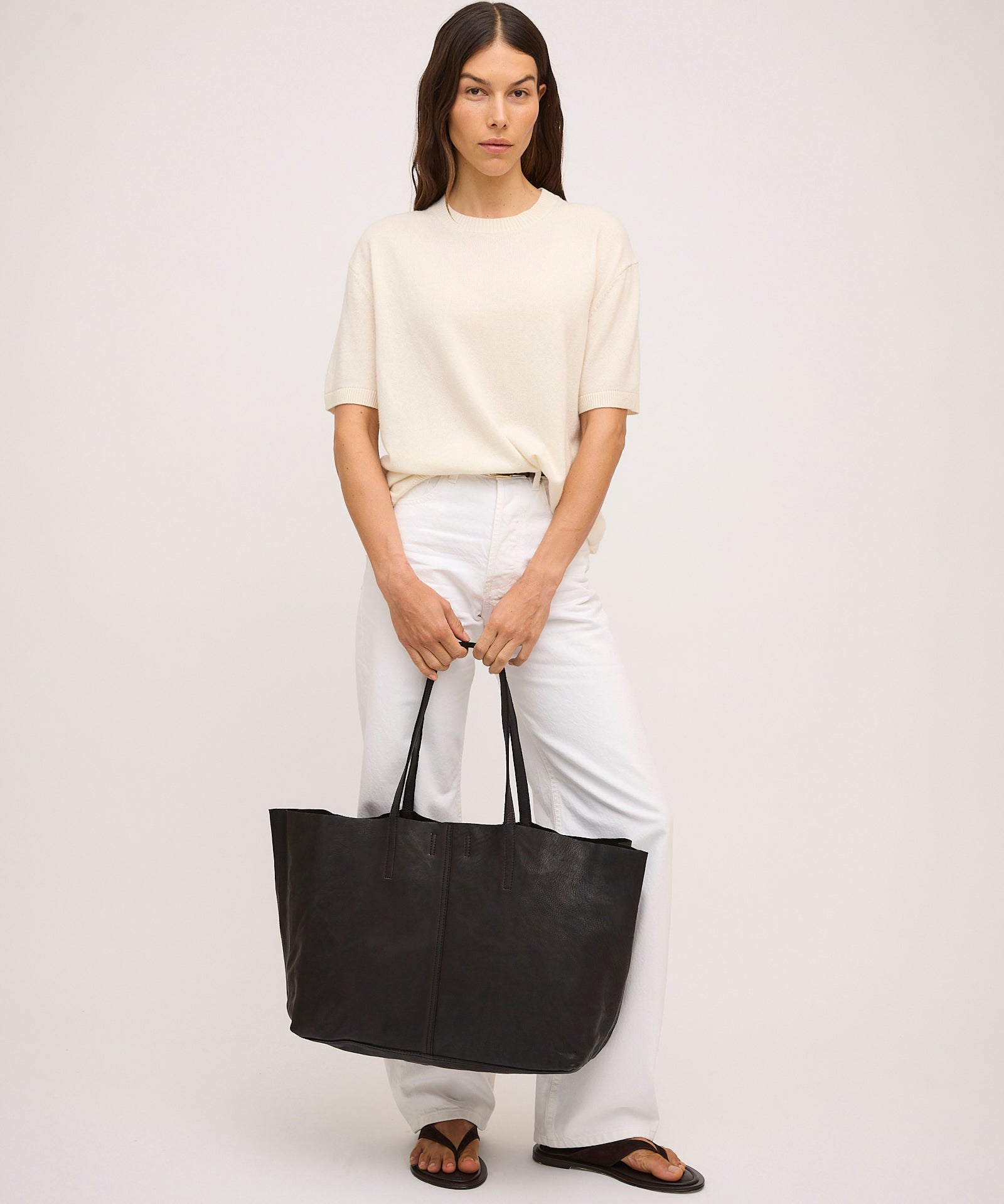 Unlined Tote Black