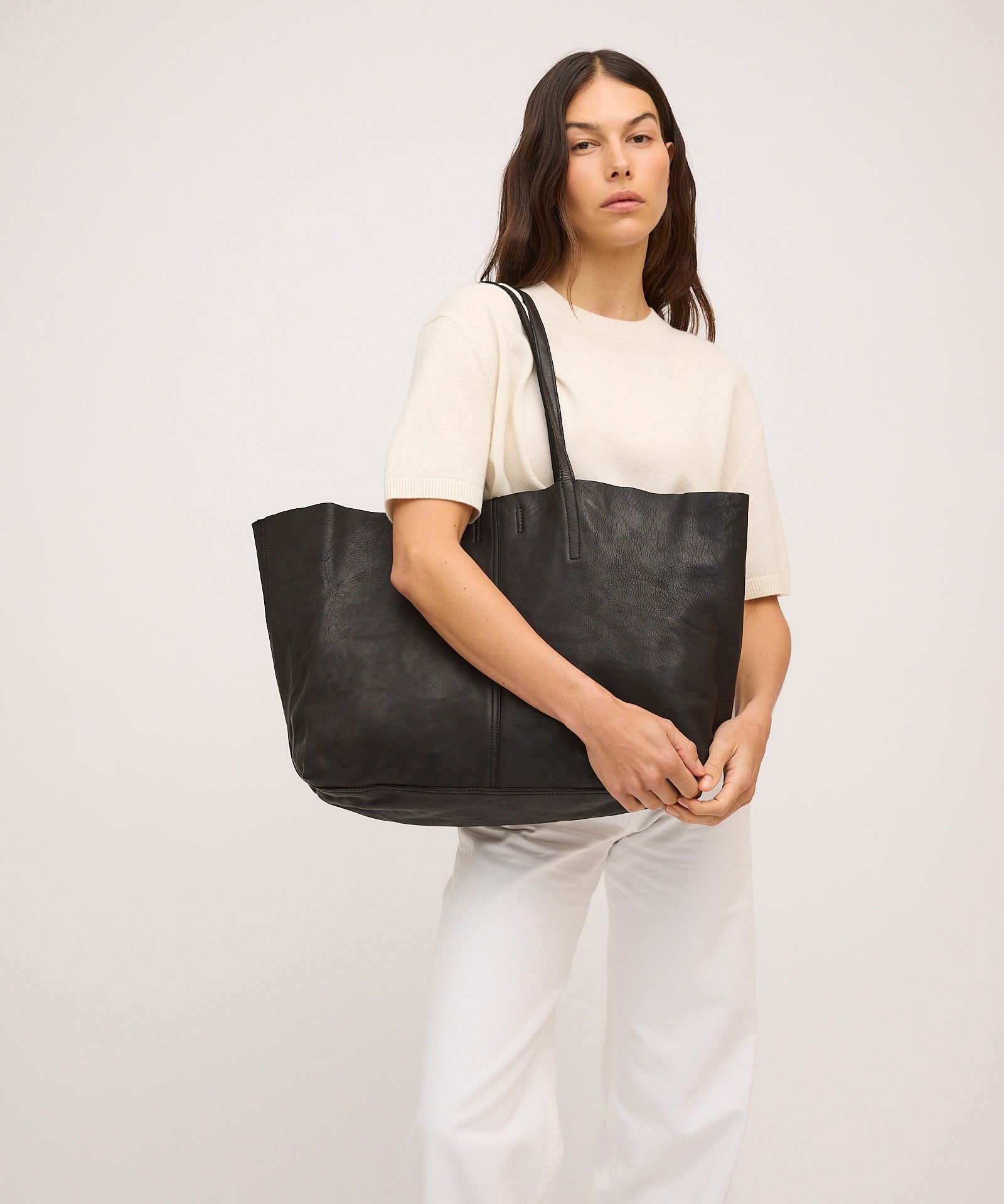 Unlined Tote Black