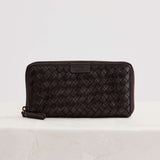 Large Basque Wallet Chocolate