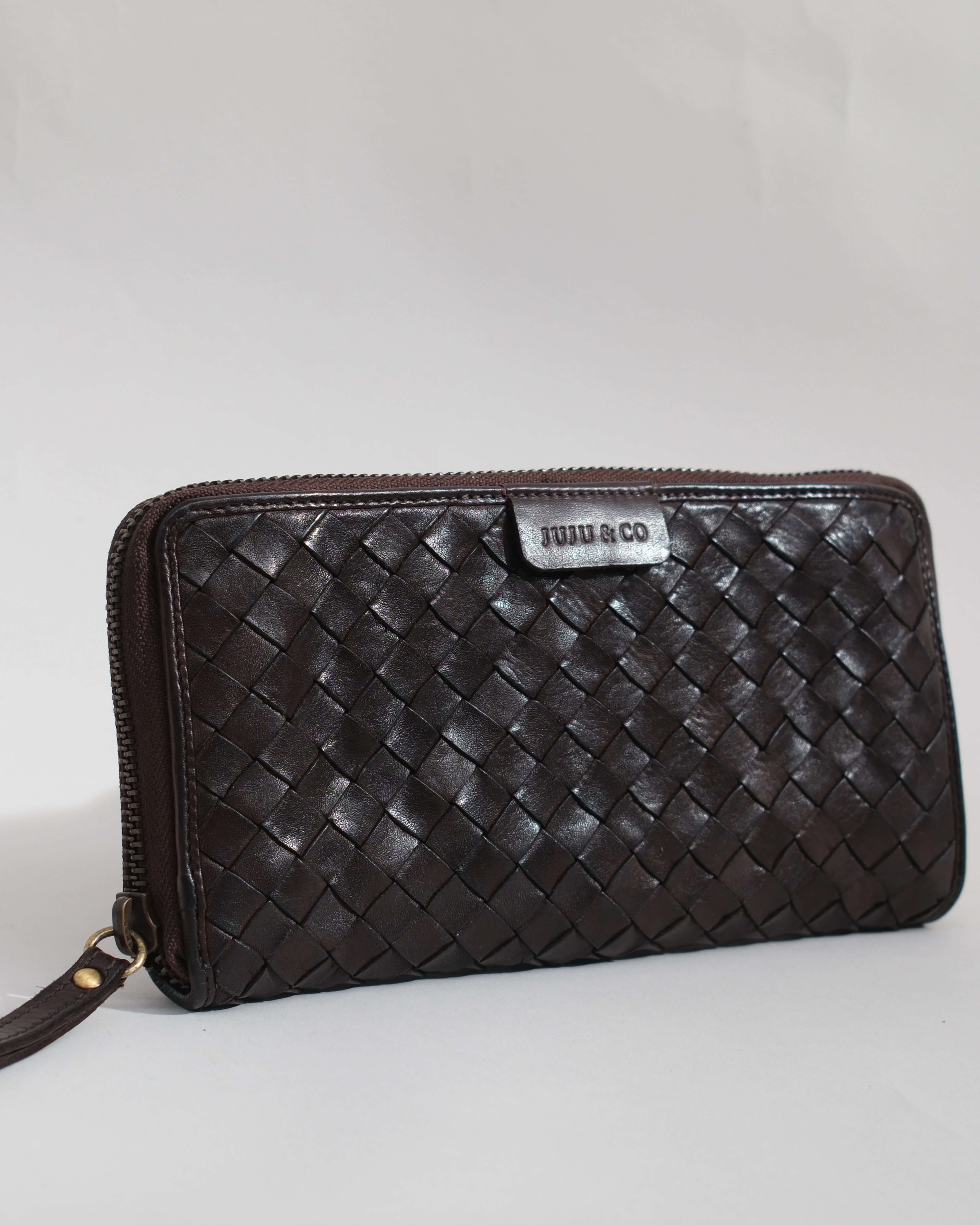 Large Basque Wallet Chocolate