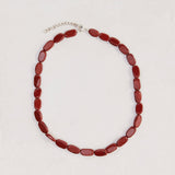 Red Jasper Stone Necklace