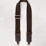 Tumbled Webbing Strap Chocolate