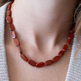 Red Jasper Stone Necklace