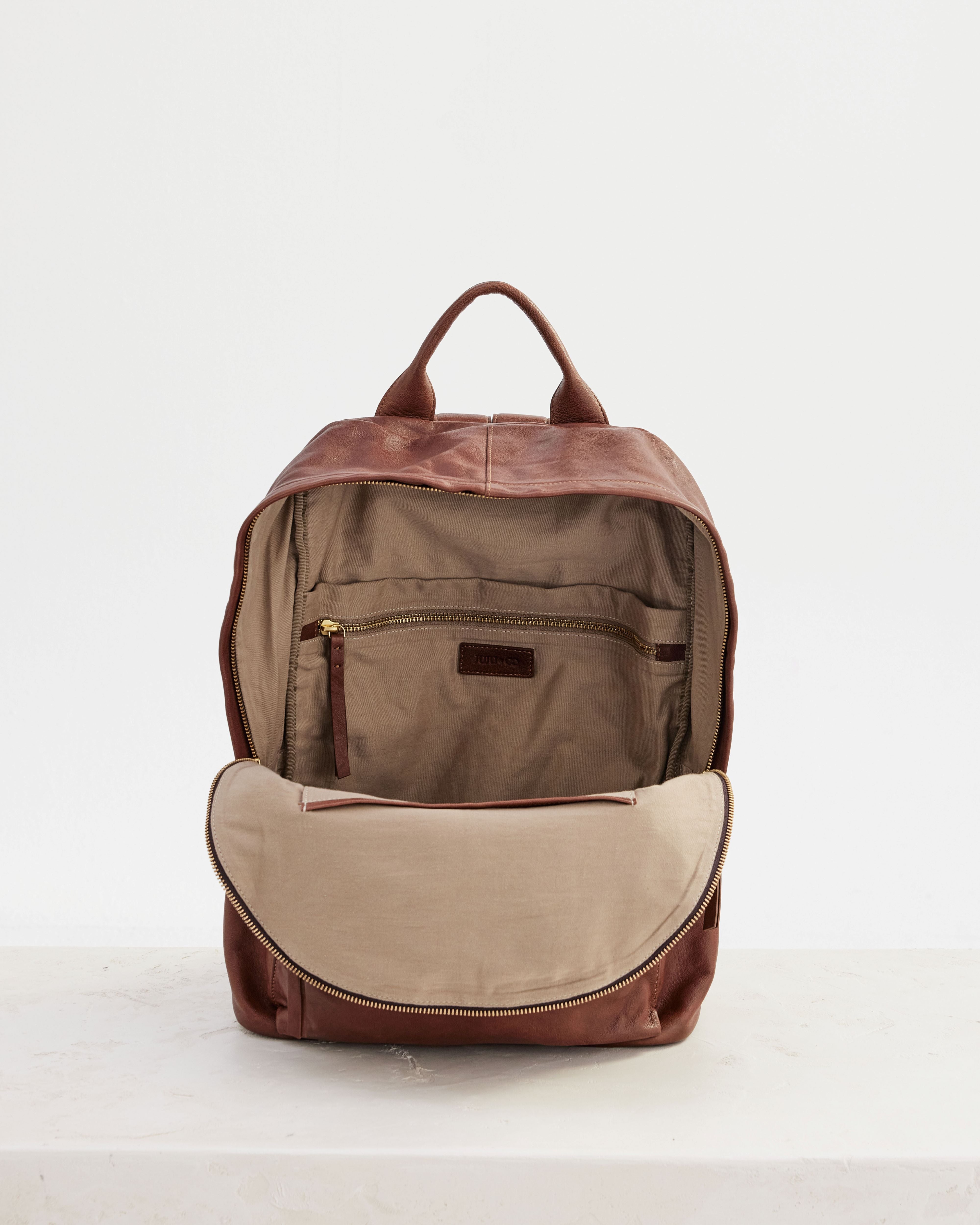 Riley Backpack Cognac