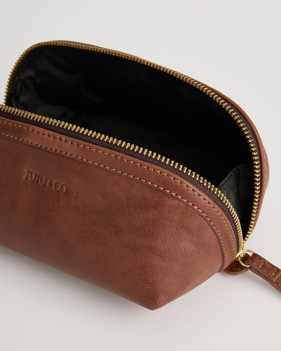 Mini Transit Pouch Cognac