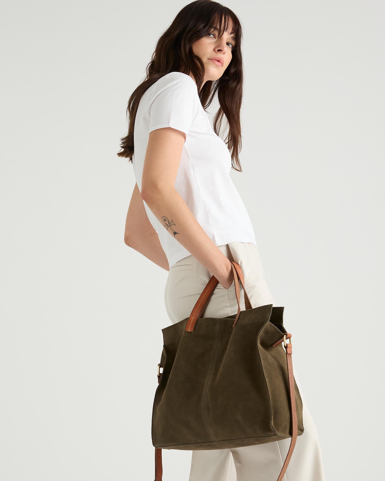 Avery nubuck leather crossbody bag cheap