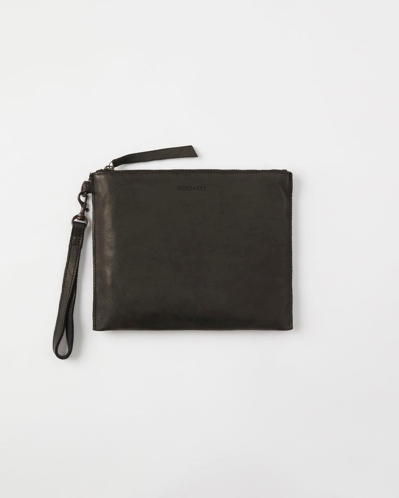 Large Flat Pouch Black