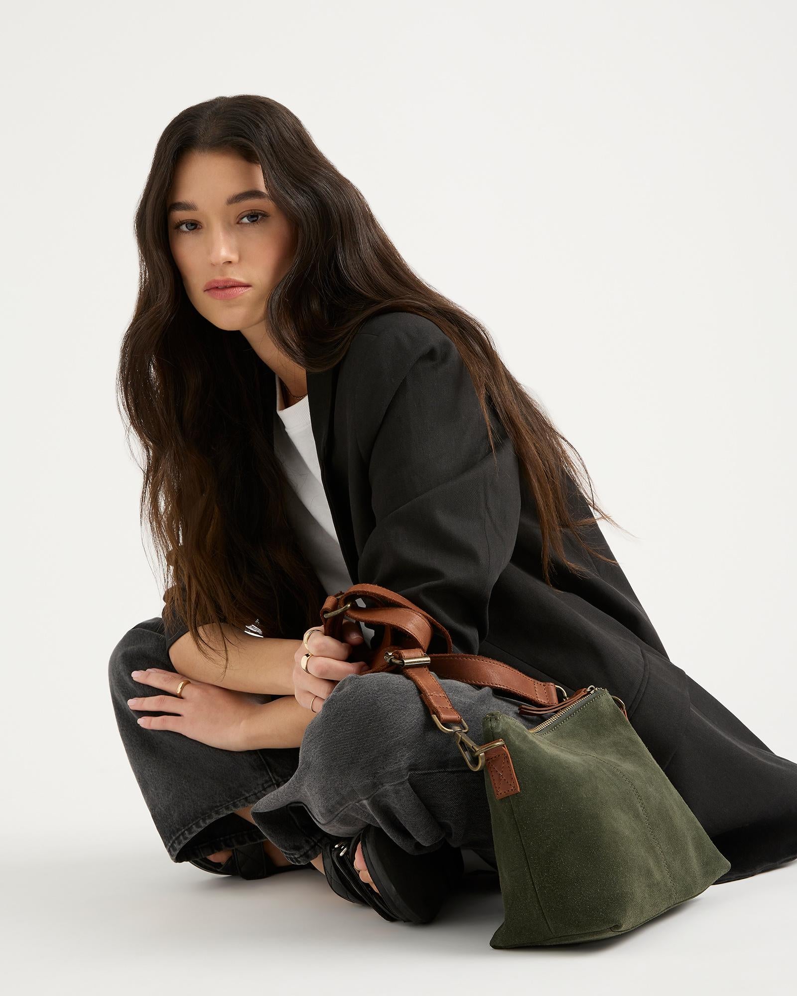 Suede Essential - Olive