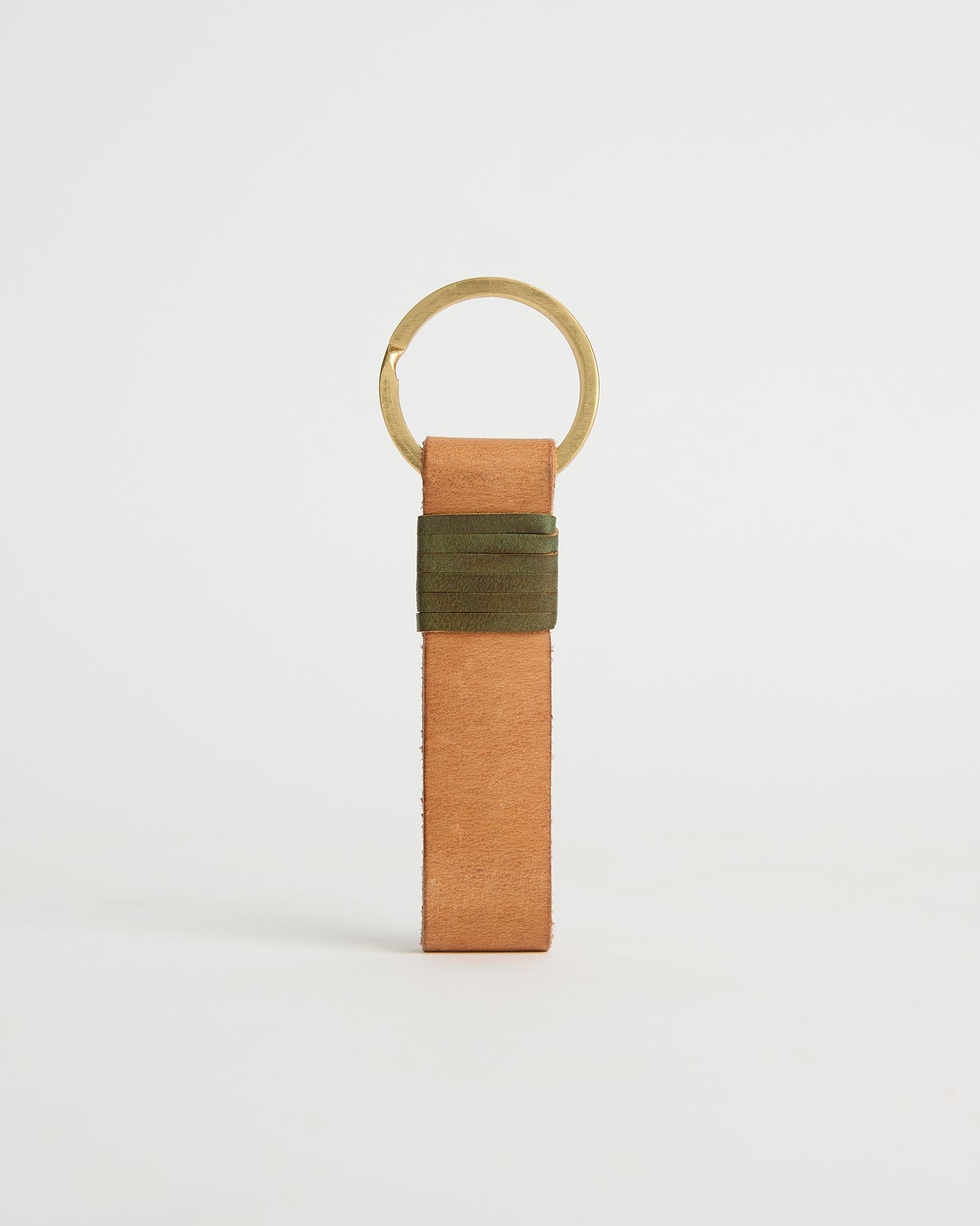 Remy Key Ring - Tan
