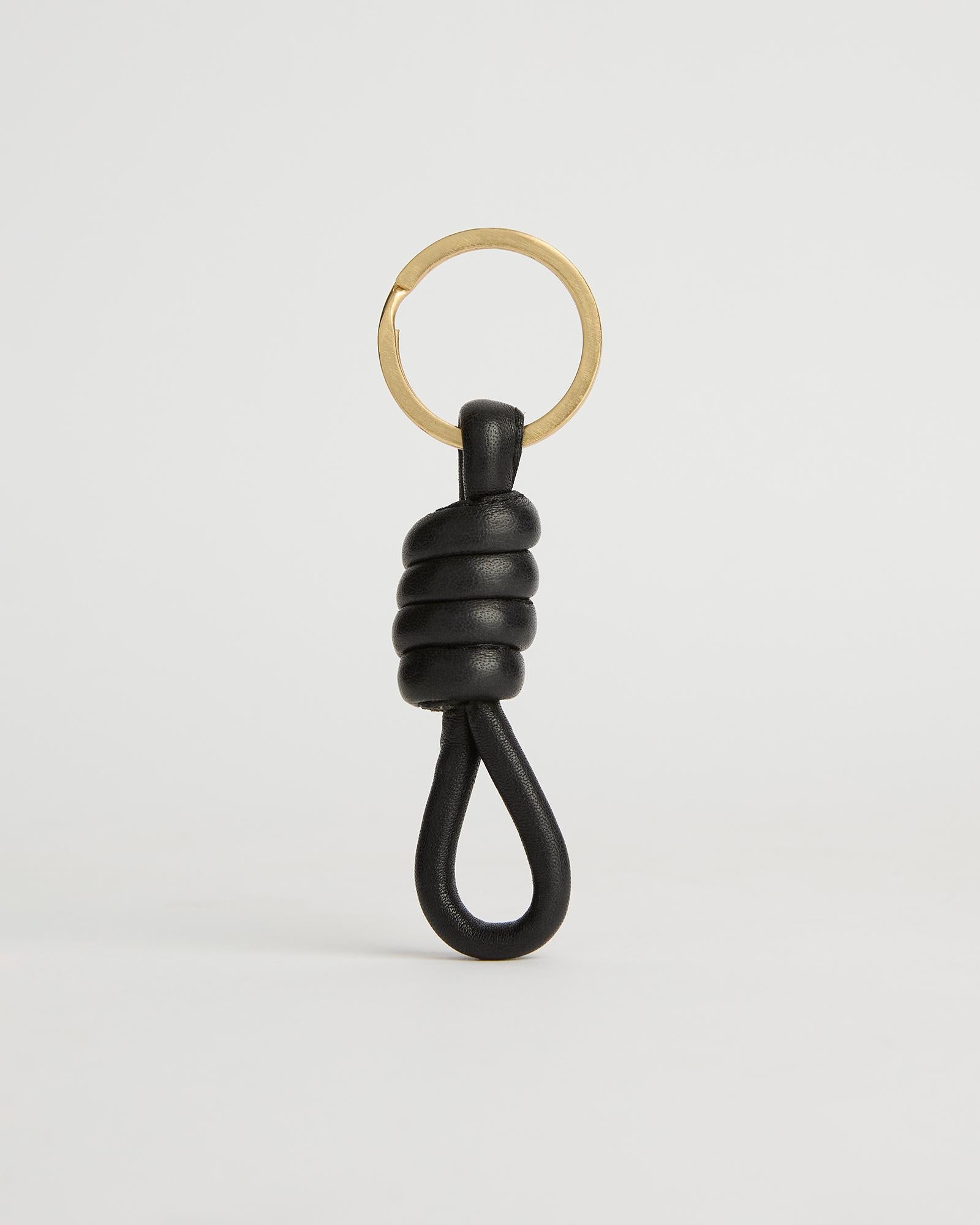 Clover Key Ring Black