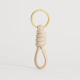 Clover Key Ring Ivory