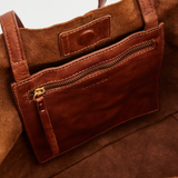 Tumbled Baby Unlined Tote Tan
