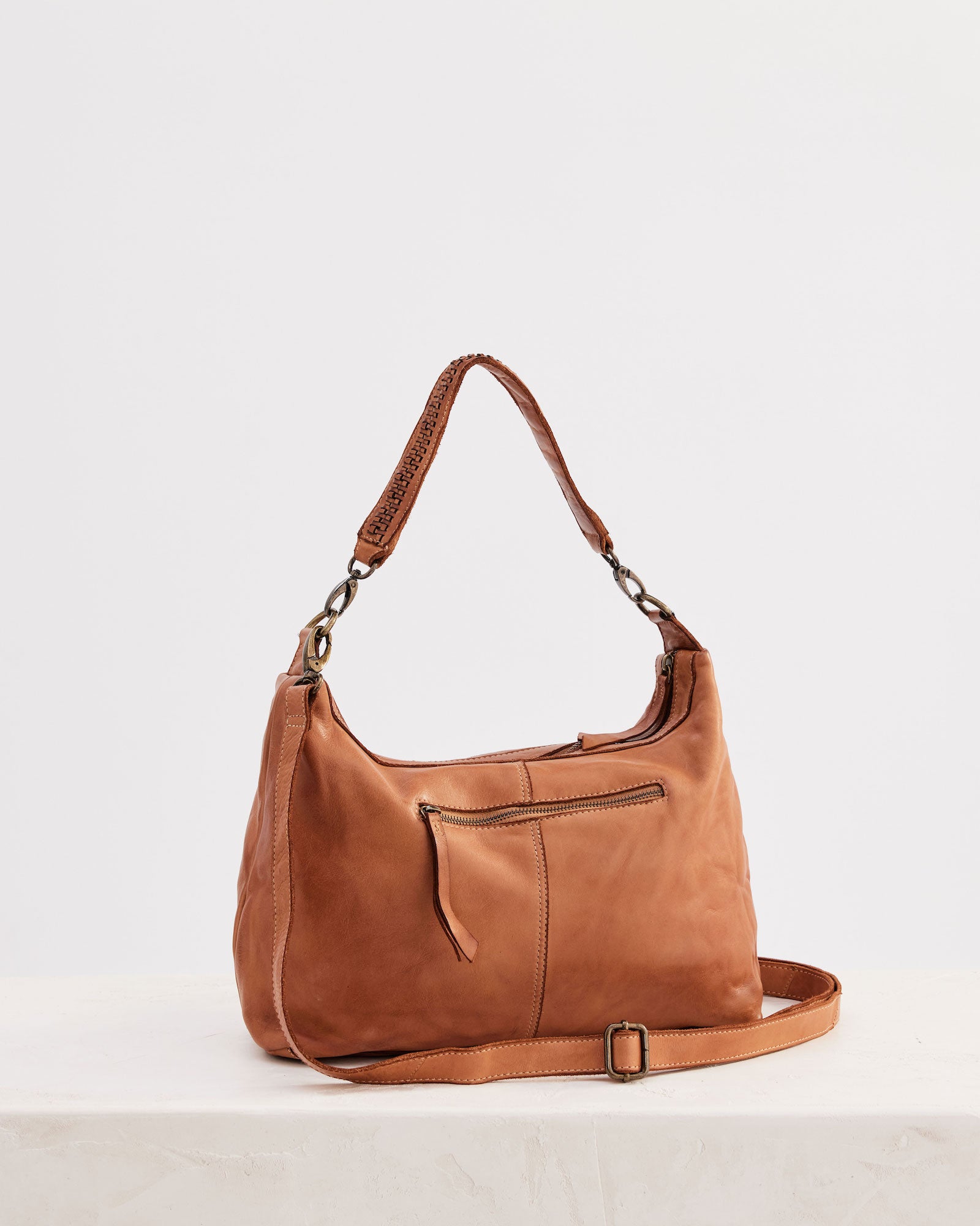 Signature Slouchy Bag Tan
