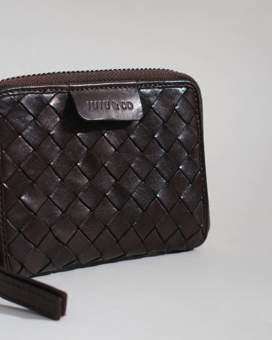 Small Basque Wallet Chocolate