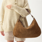 Suede Slouchy - Chestnut