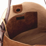 Suede Cabas Camel