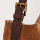 Suede Cabas Camel