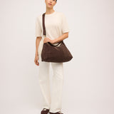 Suede Slouchy - Chocolate