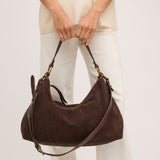 Suede Slouchy - Chocolate
