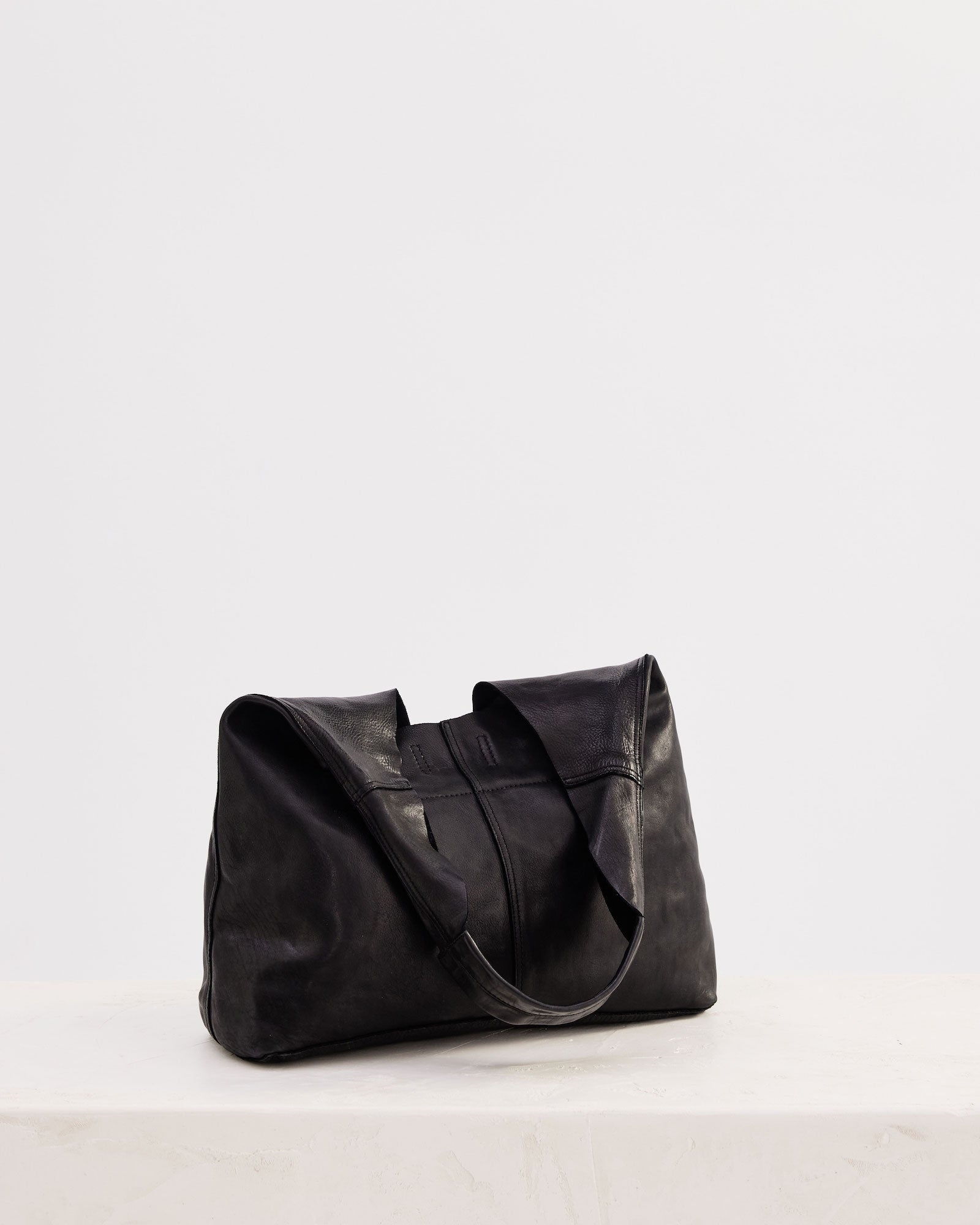Unlined Slouchy Black