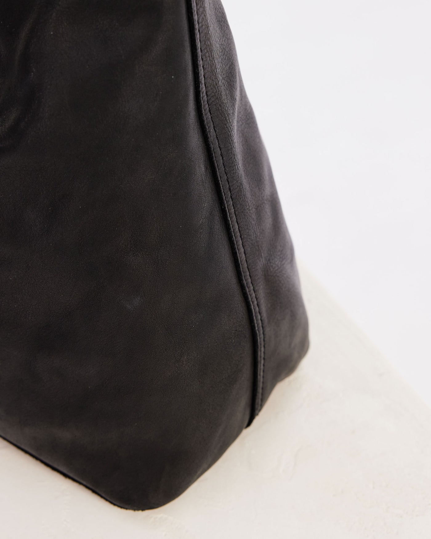 Unlined Slouchy Black