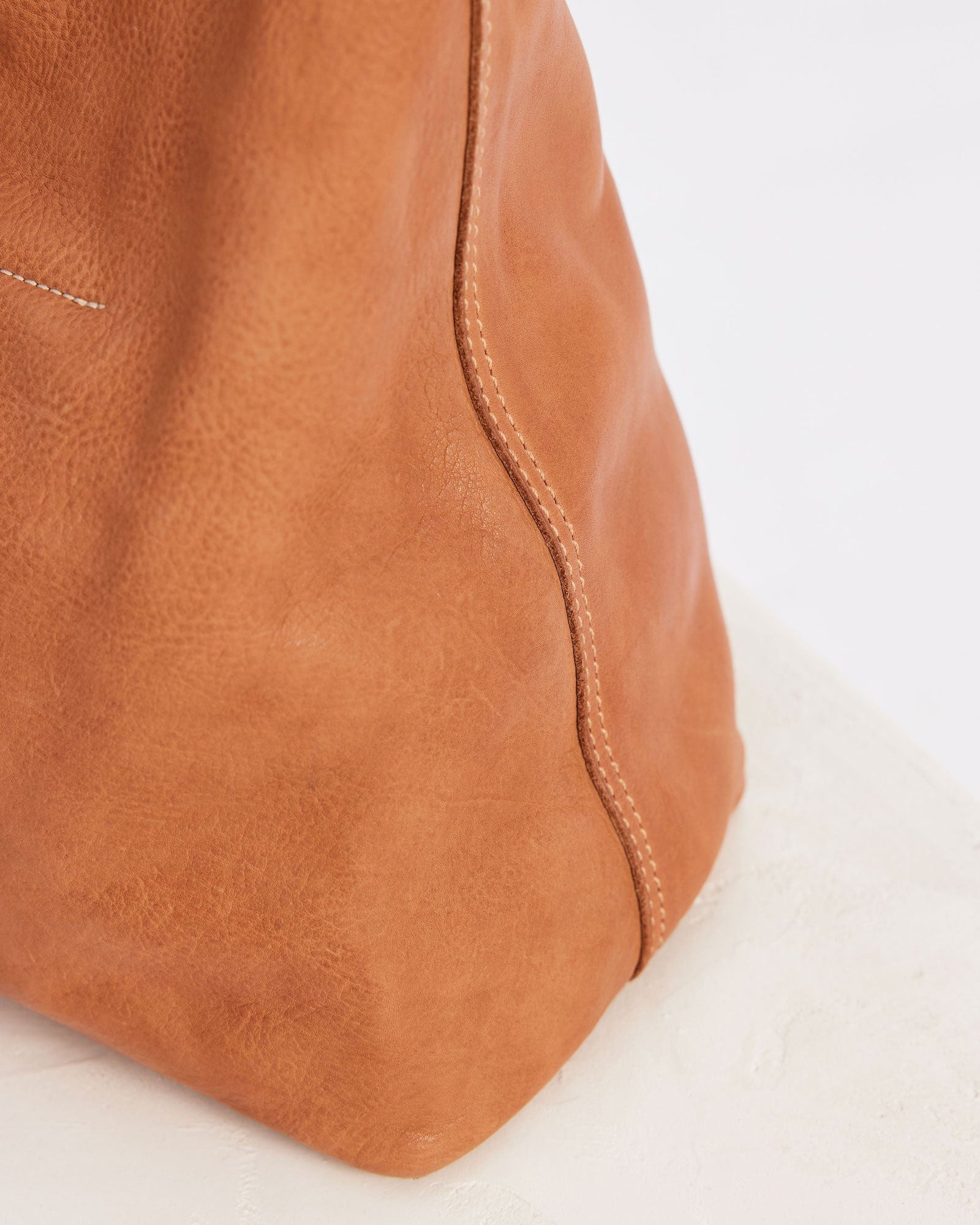 Unlined Slouchy Tan