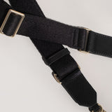 Tumbled Webbing Strap Black