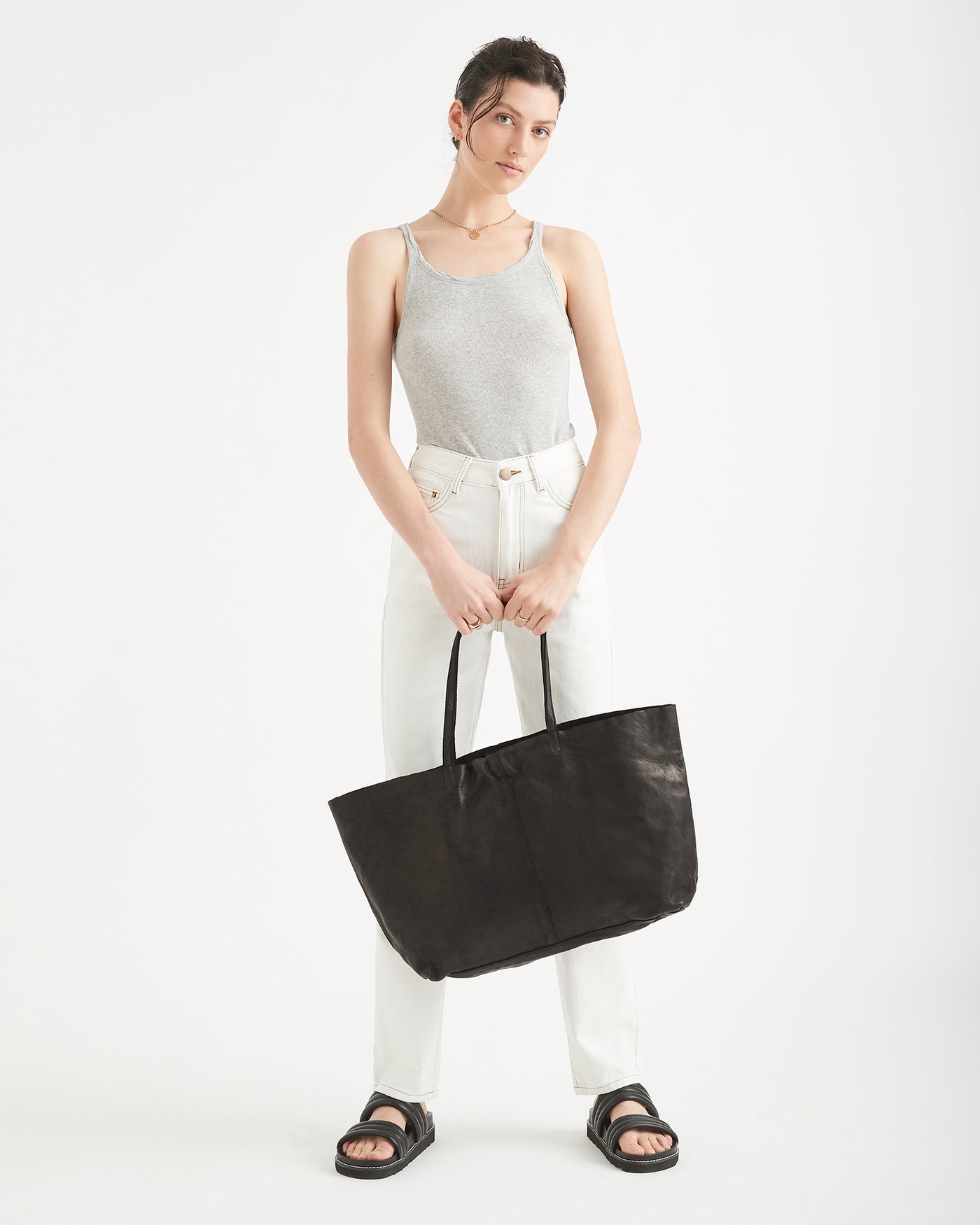 Unlined Tote - Black